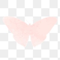 Watercolor butterfly png sticker, transparent background