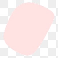 Pink square shape png sticker, transparent background