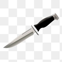 Knife png sticker illustration, transparent background. Free public domain CC0 image.