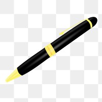 Pen png sticker illustration, transparent background. Free public domain CC0 image.