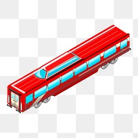 Red train png sticker illustration, transparent background. Free public domain CC0 image.