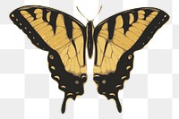 Butterfly png illustration, transparent background. Free public domain CC0 image.