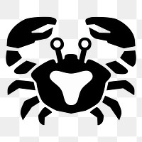 Crab png illustration, transparent background. Free public domain CC0 image.