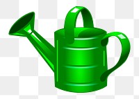 Watering can png illustration, transparent background. Free public domain CC0 image.