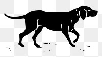 Dog png illustration, transparent background. Free public domain CC0 image.
