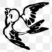 Sparrow png illustration, transparent background. Free public domain CC0 image.