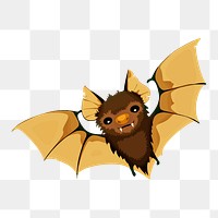 Bat png illustration, transparent background. Free public domain CC0 image.