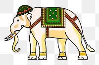 Elephant png illustration, transparent background. Free public domain CC0 image.