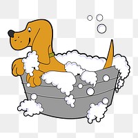 Dog png illustration, transparent background. Free public domain CC0 image.