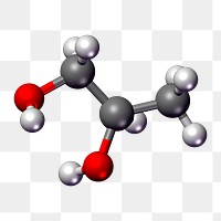 Molecules model png illustration, transparent background. Free public domain CC0 image.