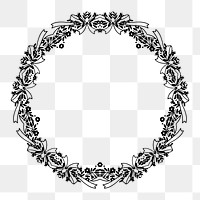 Decorative circle png  illustration, transparent background. Free public domain CC0 image.