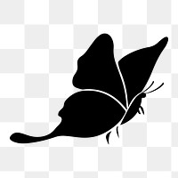 Butterfly png sticker, transparent background. Free public domain CC0 image.