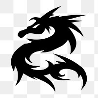 Dragon png illustration, transparent background. Free public domain CC0 image.