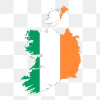 Ireland png illustration, transparent background. Free public domain CC0 image.