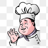 Chef's kiss png illustration, transparent background. Free public domain CC0 image.