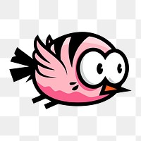 Bird png sticker, transparent background. Free public domain CC0 image.