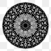 Decorative circle png  illustration, transparent background. Free public domain CC0 image.