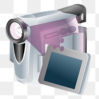 Camcorder png illustration, transparent background. Free public domain CC0 image.