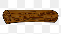 Log png illustration, transparent background. Free public domain CC0 image.