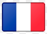 French flag png sticker, transparent background. Free public domain CC0 image.