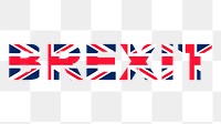 UK Brexit png illustration, transparent background. Free public domain CC0 image.