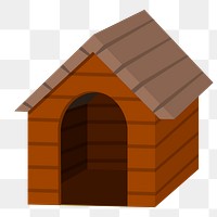 Dog house png illustration, transparent background. Free public domain CC0 image.