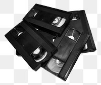 Video tape png sticker, transparent background