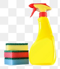 Cleaning products png sticker, transparent background