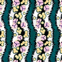 Vintage floral png pattern, E. A. Séguy Art Nouveau transparent background, remixed by rawpixel