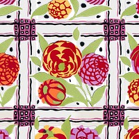 Colorful floral png pattern, vintage  E. A. Séguy Art Nouveau transparent background, remixed by rawpixel