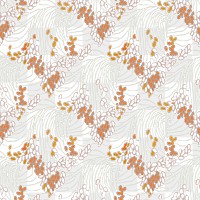 Botanical seamless png pattern, E. A. Séguy Art Nouveau transparent background, remixed by rawpixel