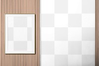 Picture frame png wall mockup, home decor, transparent design