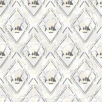 Png aesthetic art deco pattern, vintage E. A. Séguy Art Nouveau transparent background, remixed by rawpixel