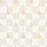 Seamless art deco png pattern, vintage E. A. Séguy artwork transparent background, remixed by rawpixel