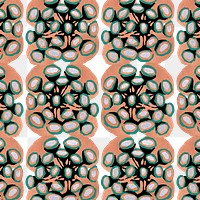 Seamless botanical png pattern, vintage E. A. Séguy Art Nouveau transparent background, remixed by rawpixel