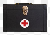 First aid kit png sticker, transparent background