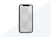 Phone screen png mockup, digital device, transparent design 