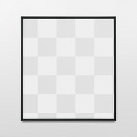 Frame png mockup, transparent design 