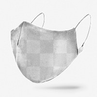 Face mask png transparent mockup