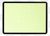 Tablet png sticker, digital device  transparent background
