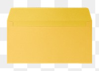 Yellow envelope png sticker, transparent background