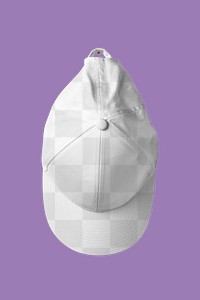 Baseball cap png transparent mockup