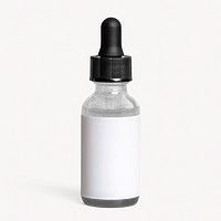 Dropper bottle png mockup, transparent design