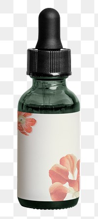 Dropper bottle png sticker, transparent background