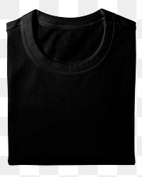 Black tee png sticker, fashion transparent background