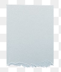 Blue ripped paper png sticker, transparent background