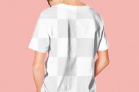 T-shirt png mockup, men's fashion transparent design