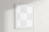 Picture frame png mockup sticker, transparent design