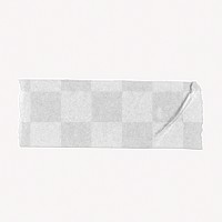 Washi tape png transparent mockup, paper craft 