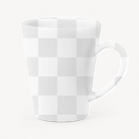 Coffee mug png mockup, transparent design